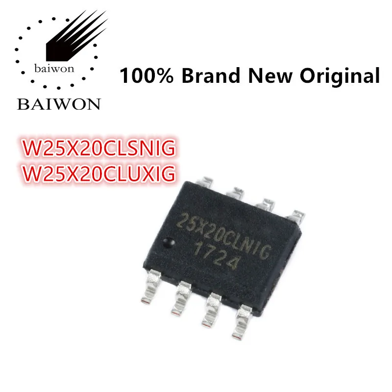 100% Новый оригинальный W25X20 серия W25X20CLSNIG W25X20CLUXIG 2,5/3/3.3 в 1 м-бит последовательный чип флэш-памяти
100% Новый оригинальный W25X20 серия W25X20CLSNIG W25X20CLUXIG 2,5/3/3.3 в 1 м-бит последовательный чип флэш-памяти