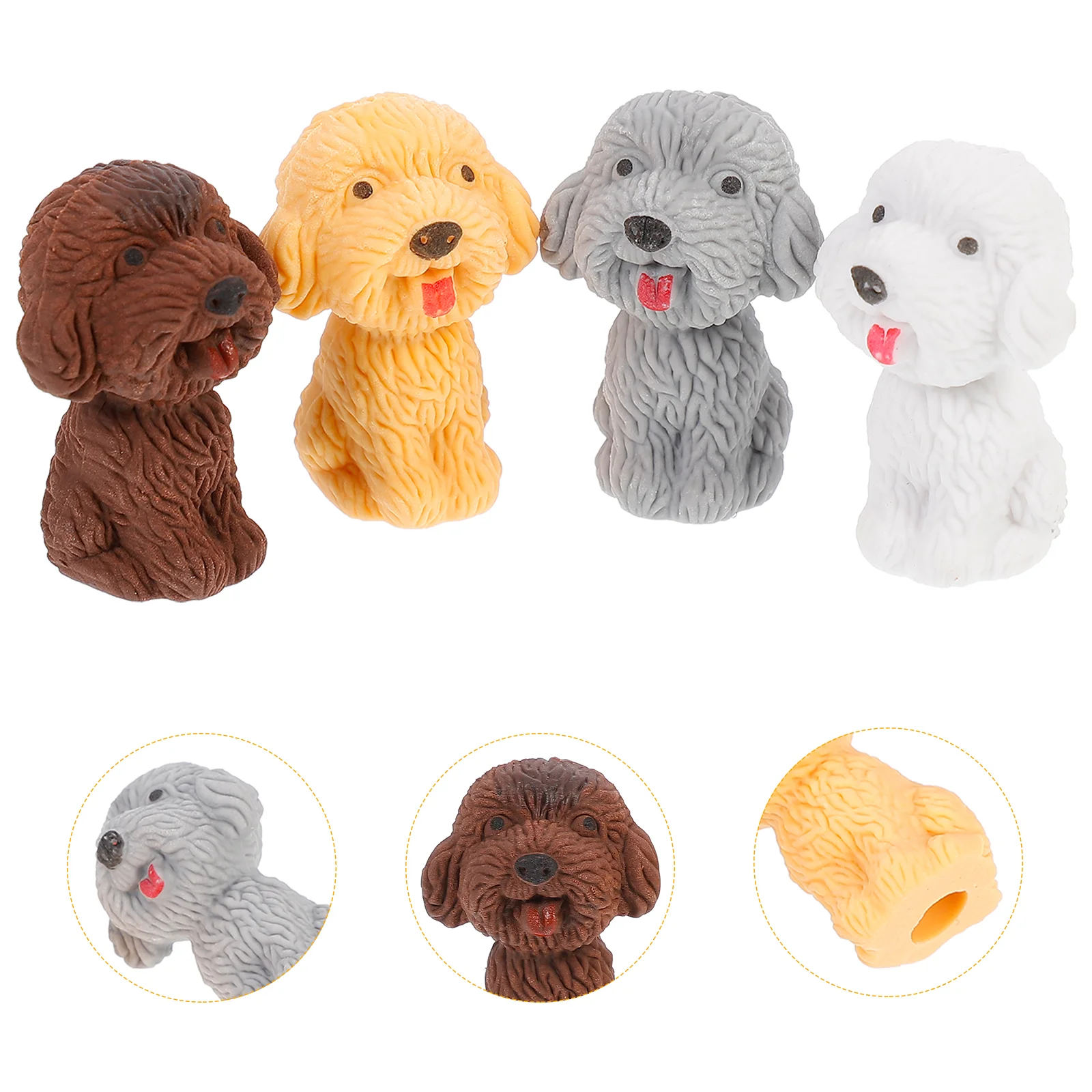 20Pcs Teddy Dog Pencil Erasers Rubber Erasers Stationery Supplies for Kids Student (Random Color)
20Pcs Teddy Dog Pencil Erasers Rubber Erasers Stationery Supplies for Kids Student (Random Color)