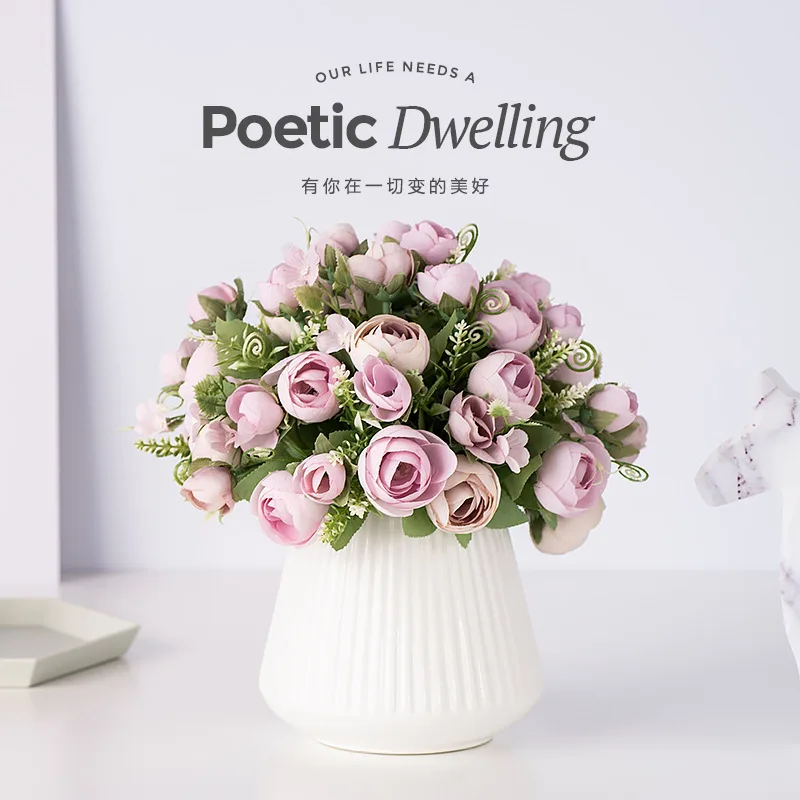 2023NEW 10Head Spring Color Simulation Bud Juan Floriculture Decoration Silk Flower Tea Bud Bouquet Decoration Artificial Flower
2023NEW 10Head Spring Color Simulation Bud Juan Floriculture Decoration Silk Flower Tea Bud Bouquet Decoration Artificial Flower