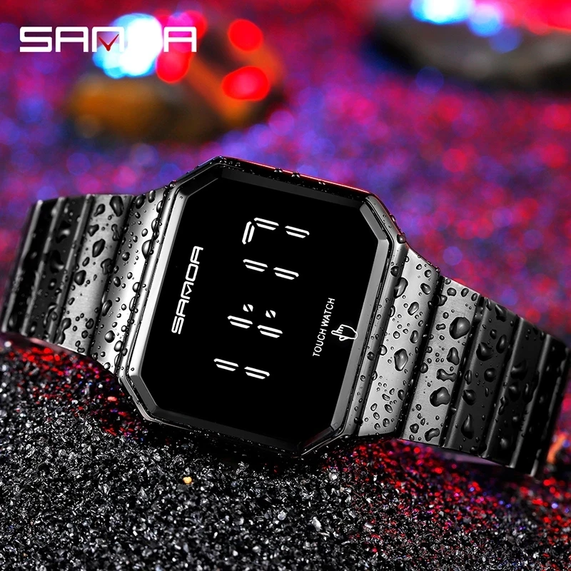 SANDA 8001 Multi-function Sports Electronic Watch Male and Female Fashion Personality Clock Students Waterproof Couple Watches
SANDA 8001 Multi-function Sports Electronic Watch Male and Female Fashion Personality Clock Students Waterproof Couple Watches