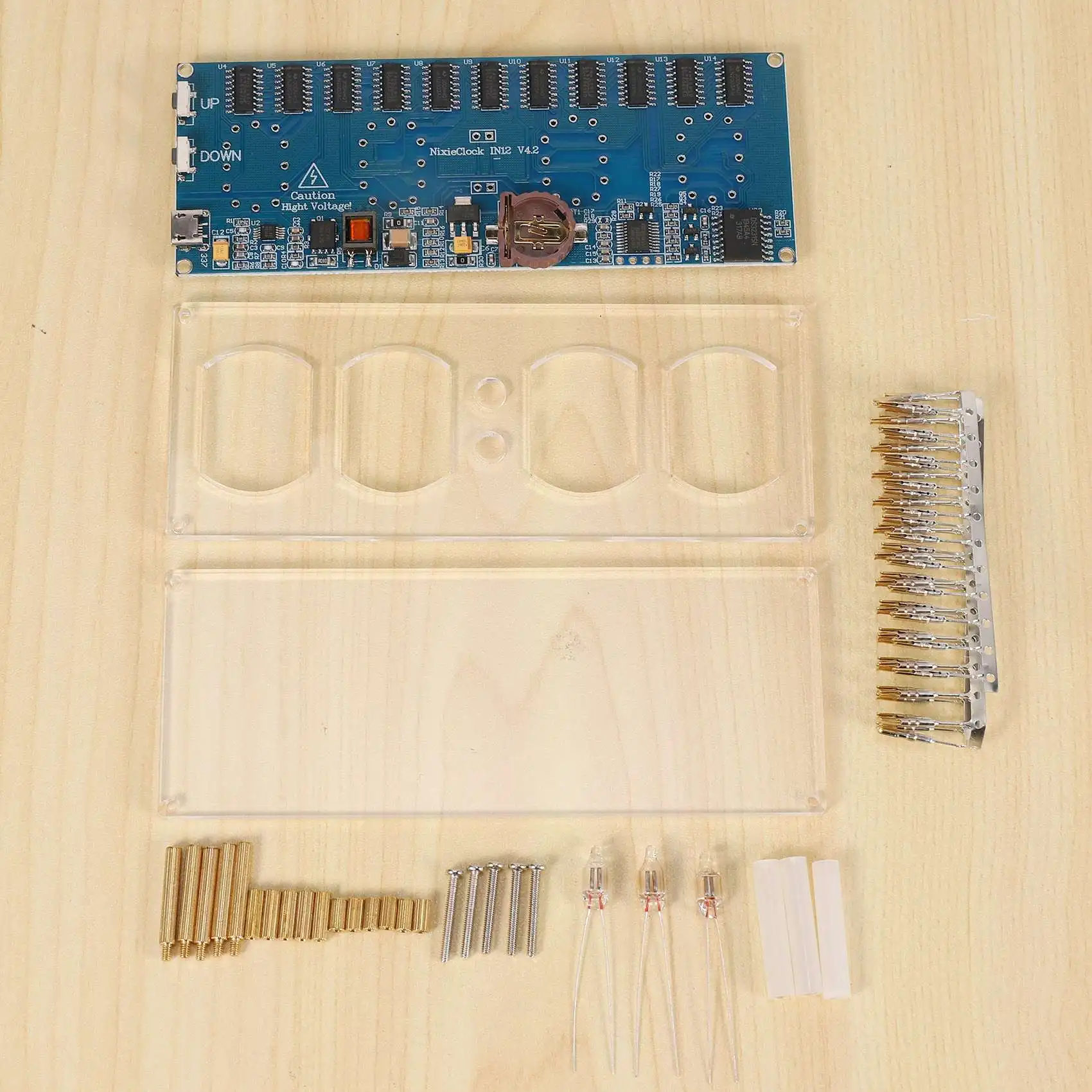 Комплект цифровых часов Diy In12 In-12 Nixie Tube Pcba, красивый подарок, без трубок
Комплект цифровых часов Diy In12 In-12 Nixie Tube Pcba, красивый подарок, без трубок