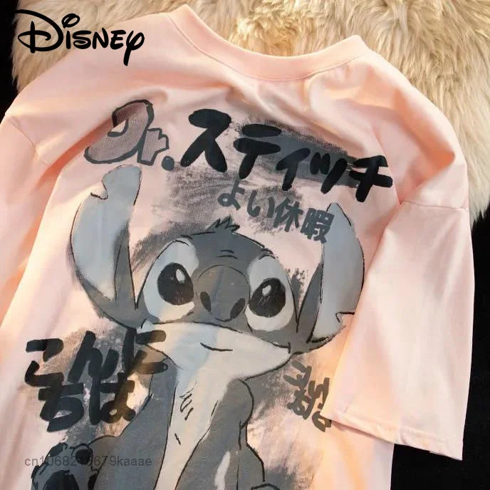 Disney Graffiti Stitch T Shirt Cute Cartoon Printed Short Sleeve Tshirt Boy Y2k Girl Student Summer Fashion Casual Shirt For Men
Disney Graffiti Stitch T Shirt Cute Cartoon Printed Short Sleeve Tshirt Boy Y2k Girl Student Summer Fashion Casual Shirt For Men