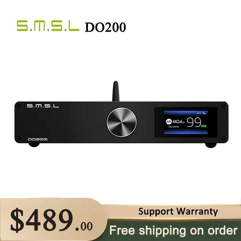 SMSL DO200 MQA Audio DAC ES9068AS*2 XMOS Bluetooth 5.0 MQA Full Decoding OPA1612*5 op amps DSD512 768KHZ 32Bit MQA CD decoder
SMSL DO200 MQA Audio DAC ES9068AS*2 XMOS Bluetooth 5.0 MQA Full Decoding OPA1612*5 op amps DSD512 768KHZ 32Bit MQA CD decoder