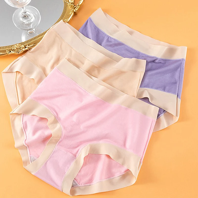 Women's Panties Silk Soft Intimates Underpants Briefs For Female Sexy Mid Waist Colorful Lingerie Underwear
Women's Panties Silk Soft Intimates Underpants Briefs For Female Sexy Mid Waist Colorful Lingerie Underwear