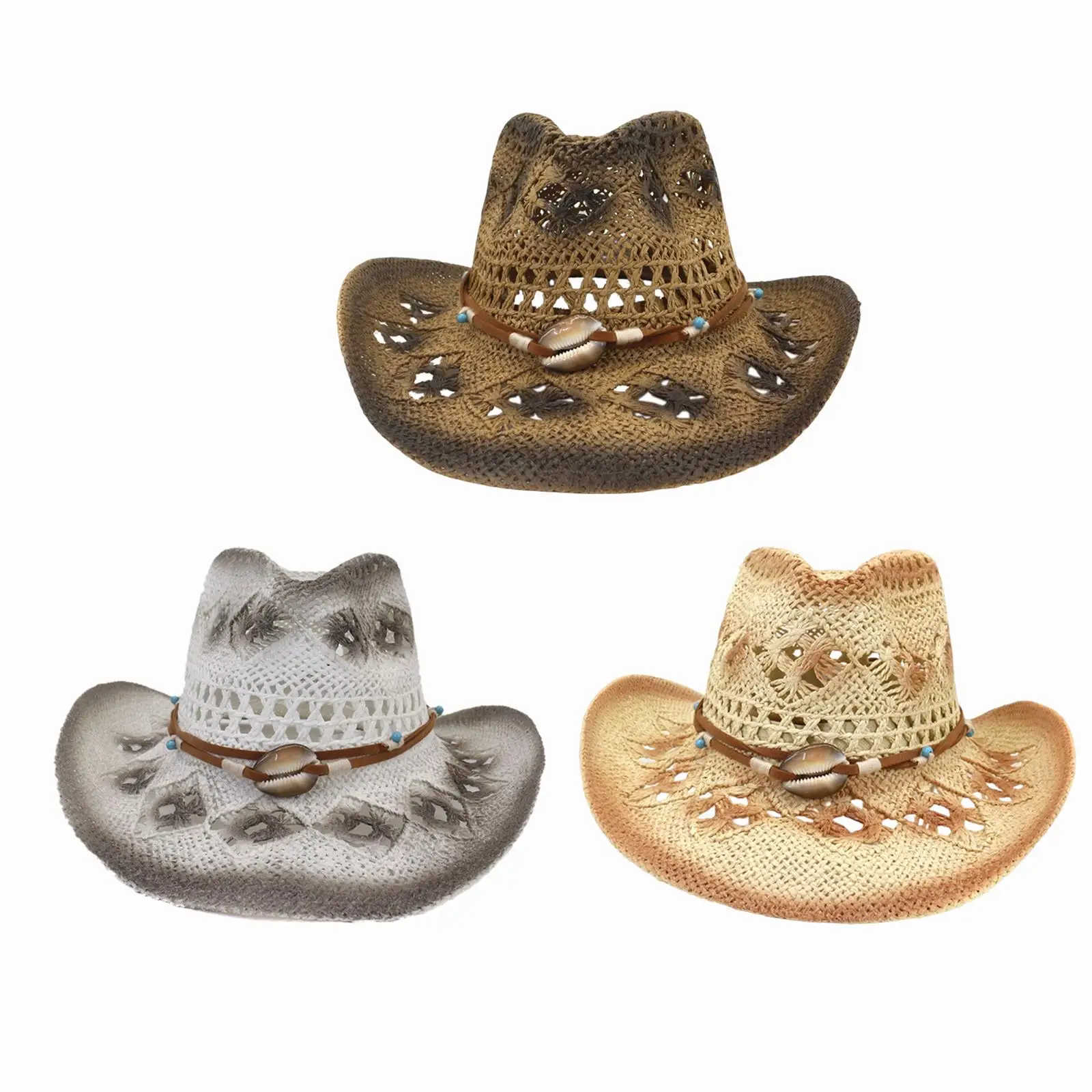 Fashion Western Cowboy Hat Breathable Handmade Weave Wide Brim Sun Hat for Festival Outdoor Holiday
Fashion Western Cowboy Hat Breathable Handmade Weave Wide Brim Sun Hat for Festival Outdoor Holiday