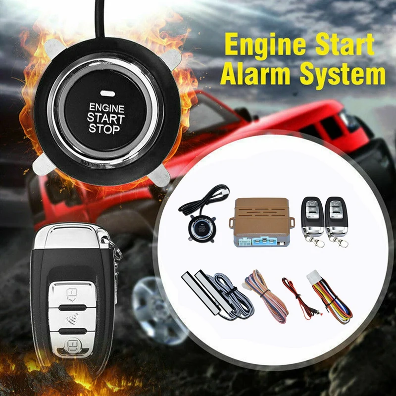 Car SUV Keyless Entry Engine Start Security Alarm System Push Button Start System Remote Starter Stop
Car SUV Keyless Entry Engine Start Security Alarm System Push Button Start System Remote Starter Stop