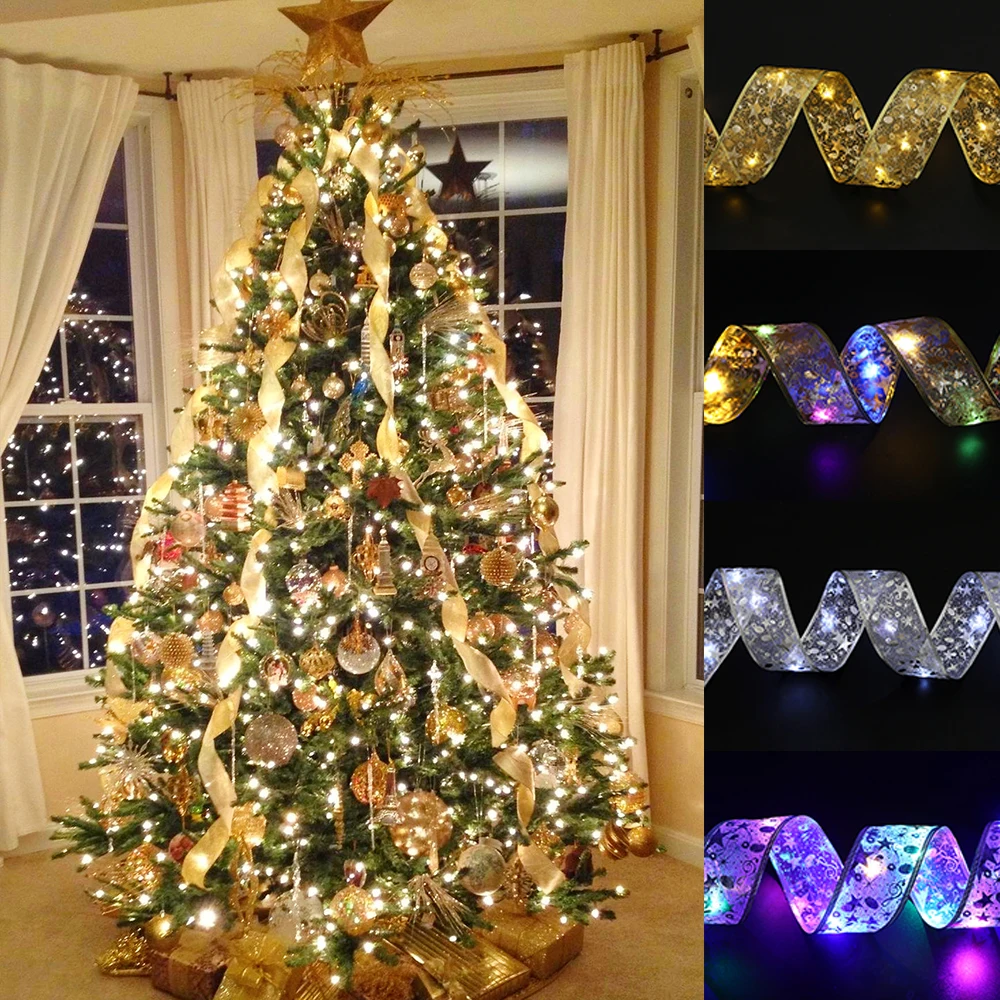 1/2/5m Ribbon Lights Christmas Tree Ornaments Navidad Christmas Weeding Birthday Party Atmosphere Decorations New Year 2024 Gift 
1/2/5m Ribbon Lights Christmas Tree Ornaments Navidad Christmas Weeding Birthday Party Atmosphere Decorations New Year 2024 Gift