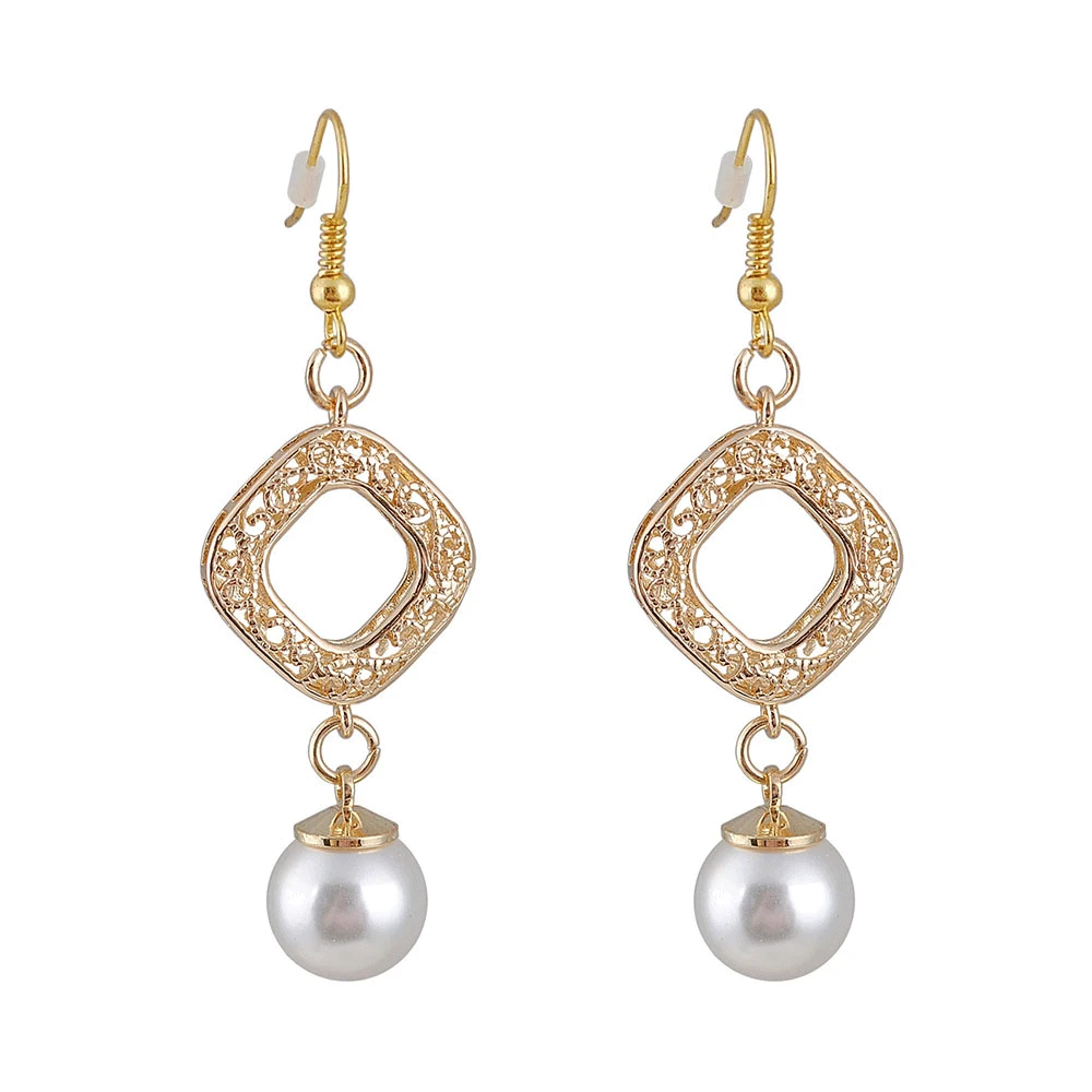 Sticks Jewelry Hot Sell Dangle Earring Geometris Copper Hollow out Accessories Trendy Earrings for Women Pearl Luxury Fashion
Sticks Jewelry Hot Sell Dangle Earring Geometris Copper Hollow out Accessories Trendy Earrings for Women Pearl Luxury Fashion