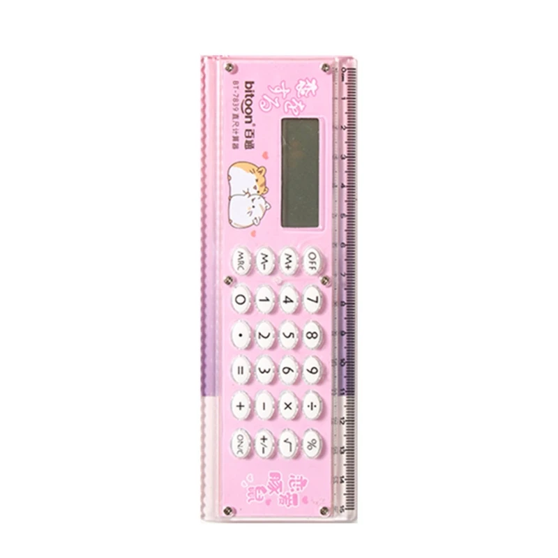 Creative Calculator Ruler 8 Digit Large LED Display Portable Multi-purpose Ruler with Digital Calculator for Students
Creative Calculator Ruler 8 Digit Large LED Display Portable Multi-purpose Ruler with Digital Calculator for Students