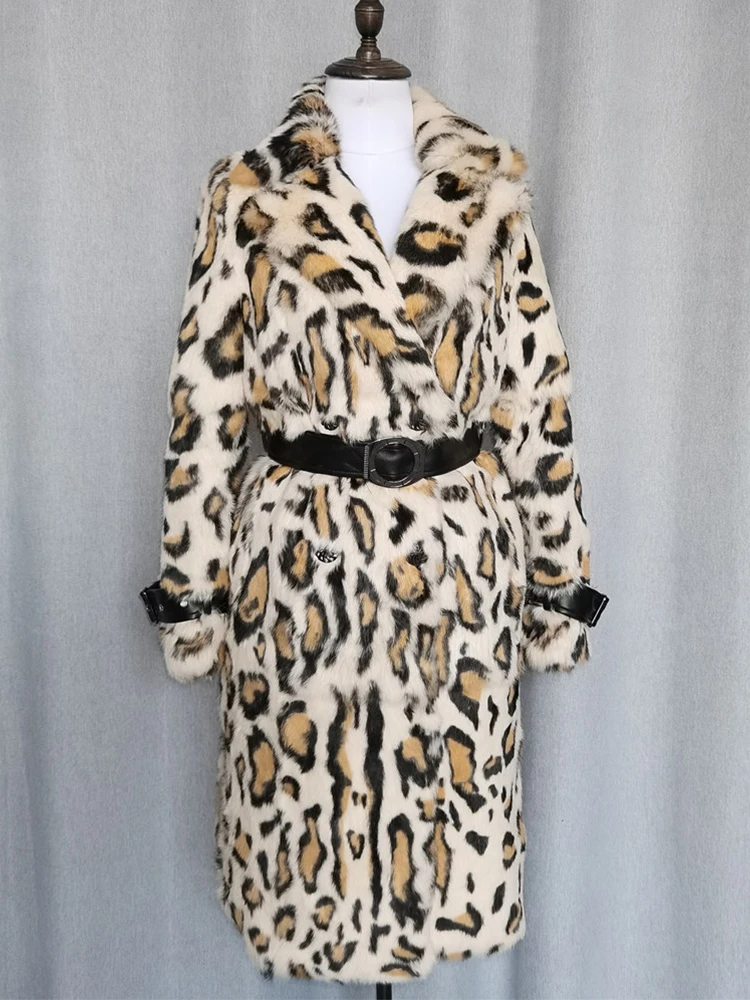 Winter Women Real Rabbit Fur Coat Long Natural Rabbit Fur Jacket Turn-down Collar Thick Warm Streetwear Ladies Overcoat Belt New
Winter Women Real Rabbit Fur Coat Long Natural Rabbit Fur Jacket Turn-down Collar Thick Warm Streetwear Ladies Overcoat Belt New