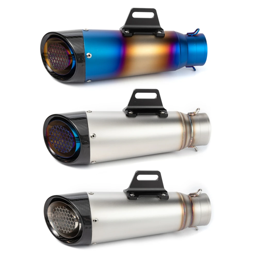 Motorcycle Exhaust Pipe Escape Modified Carbon Fiber Muffler Moto 51mm 61mm For PCX Cafe Racer MSX125 GSXR 600 MT 07 Z900 Z1000
Motorcycle Exhaust Pipe Escape Modified Carbon Fiber Muffler Moto 51mm 61mm For PCX Cafe Racer MSX125 GSXR 600 MT 07 Z900 Z1000