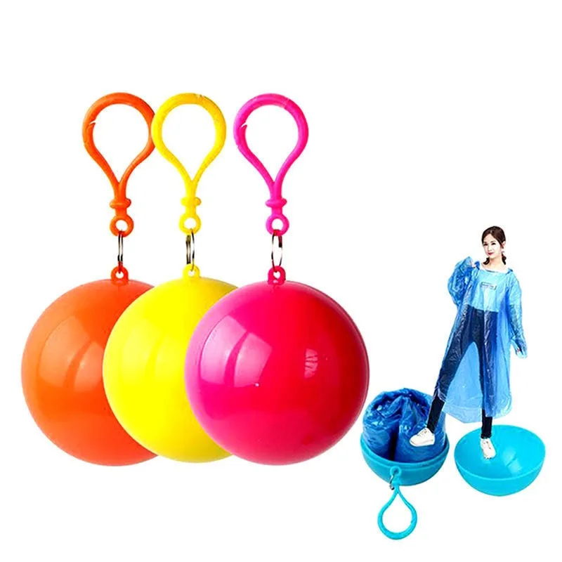 Mini Portable Raincoats Ball Colorful Disposable Thicken Rain Ponchos Emergency Waterproof Adults Rainwear Cape Keyring Ball
Mini Portable Raincoats Ball Colorful Disposable Thicken Rain Ponchos Emergency Waterproof Adults Rainwear Cape Keyring Ball