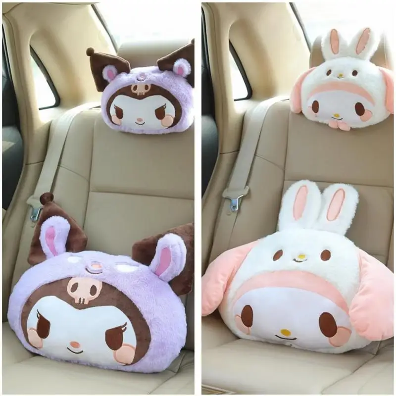 Sanrio автомобильный подголовник подушка для шеи поясничная плюшевое мультяшное