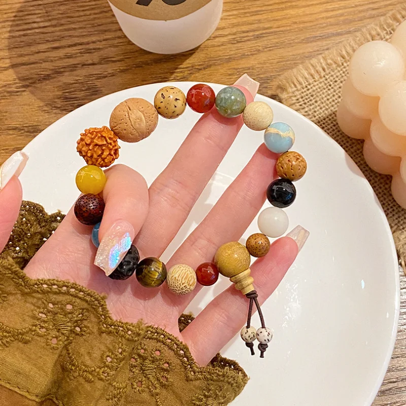 Ethnic Style, High-end Sense, Retro 18 Seed Hand String, Cultural and Playful Couple, Lucky Hand Jewelry Design, Jewelry
Ethnic Style, High-end Sense, Retro 18 Seed Hand String, Cultural and Playful Couple, Lucky Hand Jewelry Design, Jewelry