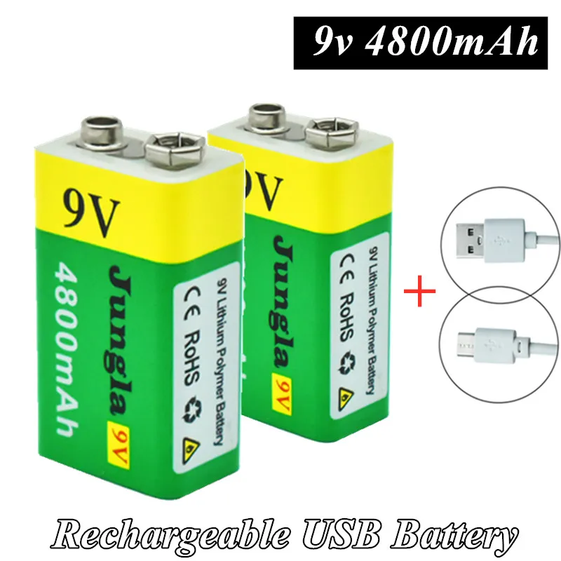 9V Li-ion Rechargeable Battery Micro USB Battery for Multimeter Microphone Toy Remote Control KTV Guitar Mobile Power Wholesale
9V Li-ion Rechargeable Battery Micro USB Battery for Multimeter Microphone Toy Remote Control KTV Guitar Mobile Power Wholesale
