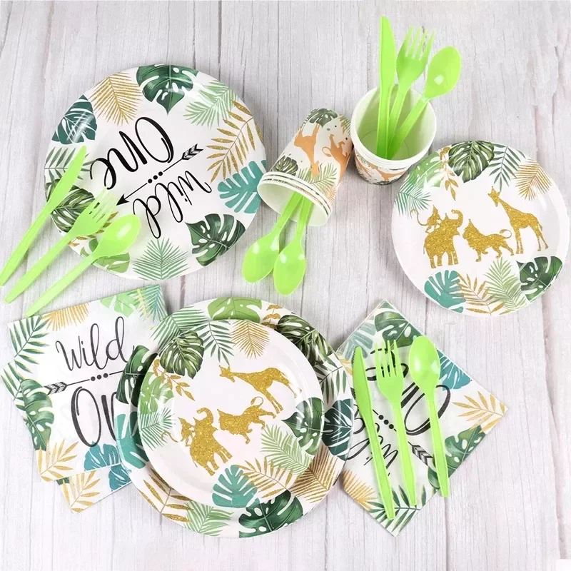One Theme Party Decoration Disposable Tableware Jungle Safari Theme Party Baby Shower Happy Birthday Party Decorations Kids
One Theme Party Decoration Disposable Tableware Jungle Safari Theme Party Baby Shower Happy Birthday Party Decorations Kids