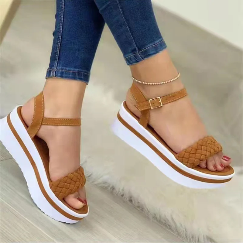 Women Sandals Shoes 2022 Summer Peep Toe Women's Sandals Outdoor Sandals Woman Lightweight New Fashion Non-Slip Zapatillas Mujer
Women Sandals Shoes 2022 Summer Peep Toe Women's Sandals Outdoor Sandals Woman Lightweight New Fashion Non-Slip Zapatillas Mujer