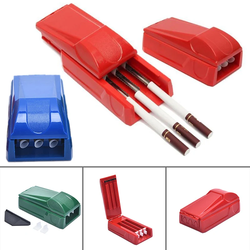 Plastic Manual Triple Tobacco Cigarette Rolling Tube Injector Machine Maker Roller Rolling Injector Machine Random Color
Plastic Manual Triple Tobacco Cigarette Rolling Tube Injector Machine Maker Roller Rolling Injector Machine Random Color