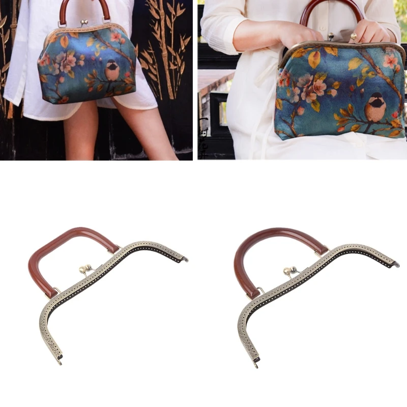 Square Round Wood Metal Frame Kiss Clasp For Handle Bag Purse Accessories DIY
Square Round Wood Metal Frame Kiss Clasp For Handle Bag Purse Accessories DIY