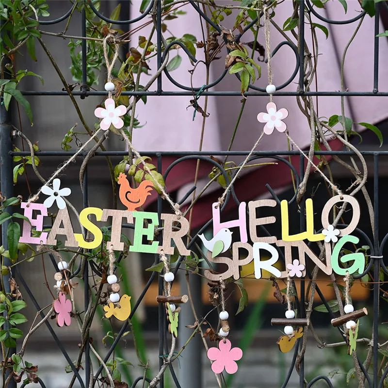 Wooden Hello Easter Door Hanging Easter Eggs Decoration DIY Craft Wooden Bunny Eggs Ornament Easter Decorations Kids Toy Gift
Wooden Hello Easter Door Hanging Easter Eggs Decoration DIY Craft Wooden Bunny Eggs Ornament Easter Decorations Kids Toy Gift