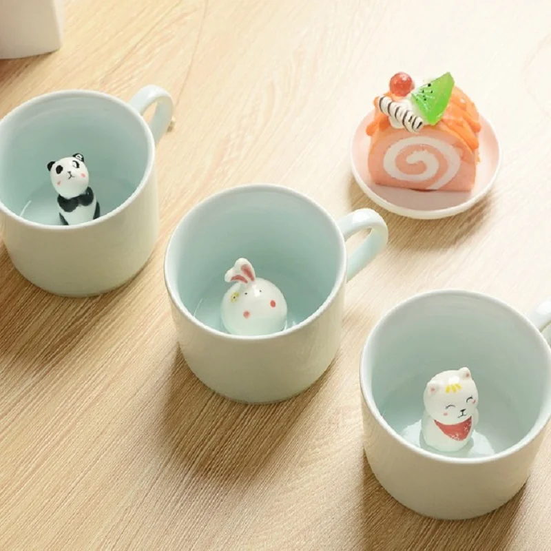 220ml Creative Cartoon Ceramic Mugs Cute 3D Animal Cola Coffee Milk Tea Cup Novelty Gifts Mug Drinking Water Travel Thermal
220ml Creative Cartoon Ceramic Mugs Cute 3D Animal Cola Coffee Milk Tea Cup Novelty Gifts Mug Drinking Water Travel Thermal