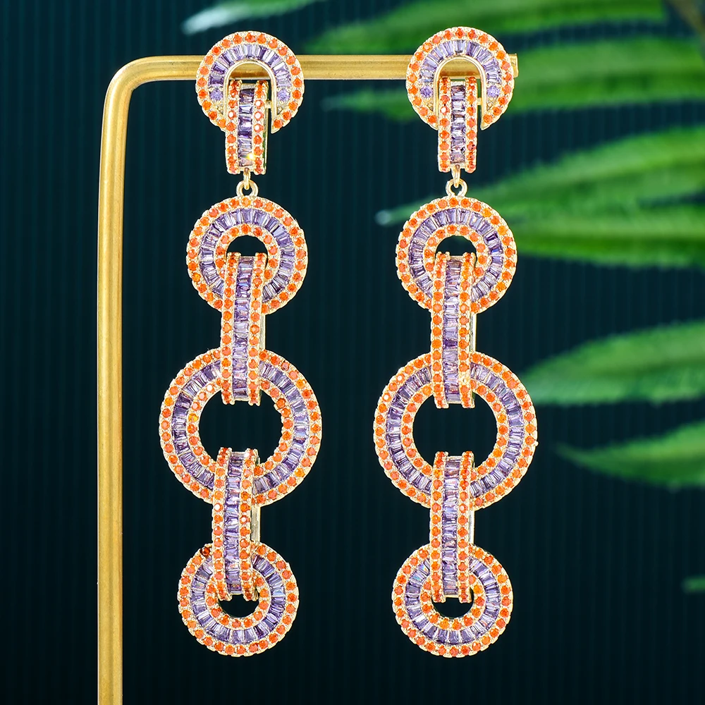 Kellybola Luxury Original Round Long Pendant Earrings for Women Bridal Wedding Daily Party Show Fashion Jewelry Gift Top Quality
Kellybola Luxury Original Round Long Pendant Earrings for Women Bridal Wedding Daily Party Show Fashion Jewelry Gift Top Quality