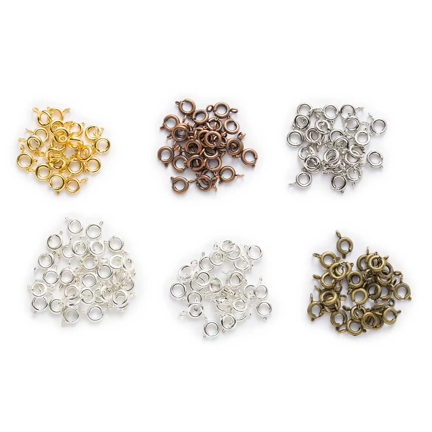 20pcs Spring Ring Clasps Connectors Findings Jewelry Making for Bracelet Necklace Chain Accessories Lobster Clasp 10x6mm
20pcs Spring Ring Clasps Connectors Findings Jewelry Making for Bracelet Necklace Chain Accessories Lobster Clasp 10x6mm