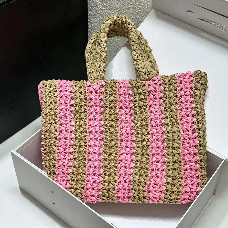 Beach Bags Large Capacity Straw Tote Bag Fashion Travel Handbag Embroidery Casual Women Handbag
Beach Bags Large Capacity Straw Tote Bag Fashion Travel Handbag Embroidery Casual Women Handbag