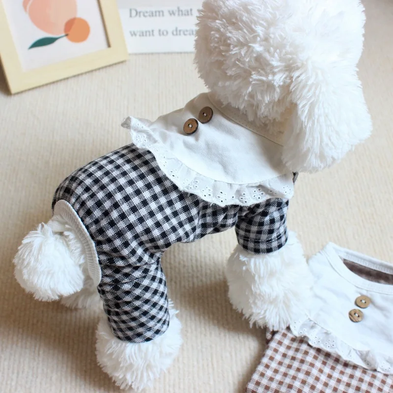 Autumn Cat Clothing Bottomed Teddy Clothing Home Boxers Small Clothing Autumn Pajamas Pet Plaid Winter Dog Plaid Bear Dog
Autumn Cat Clothing Bottomed Teddy Clothing Home Boxers Small Clothing Autumn Pajamas Pet Plaid Winter Dog Plaid Bear Dog