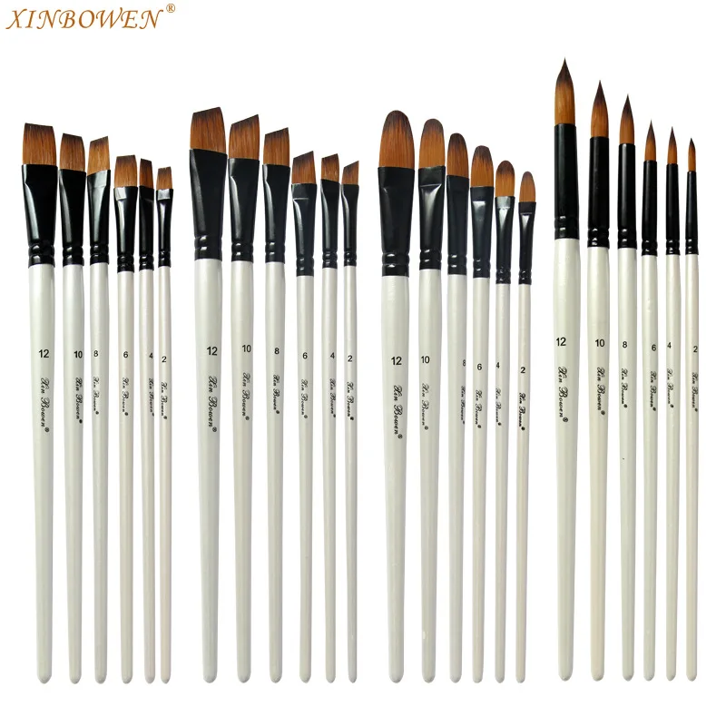 New Chinese Brushes Water Chalk Oil Brush Set Of 6 Nylon Wool Wooden Rod Brush Set Art Multi-Purpose Art Supplies For Painting
New Chinese Brushes Water Chalk Oil Brush Set Of 6 Nylon Wool Wooden Rod Brush Set Art Multi-Purpose Art Supplies For Painting