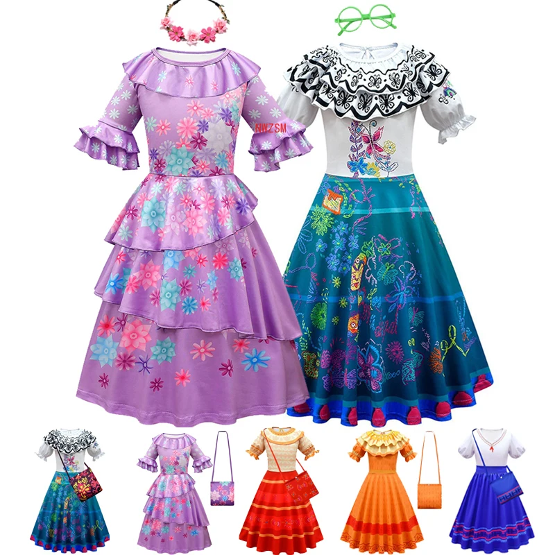 New Girls Dress For Kids Encanto Mirabel Dress Madrigal Cosplay Costume Fancy Dresses Carnival Halloween Princess Party Dress Up
New Girls Dress For Kids Encanto Mirabel Dress Madrigal Cosplay Costume Fancy Dresses Carnival Halloween Princess Party Dress Up