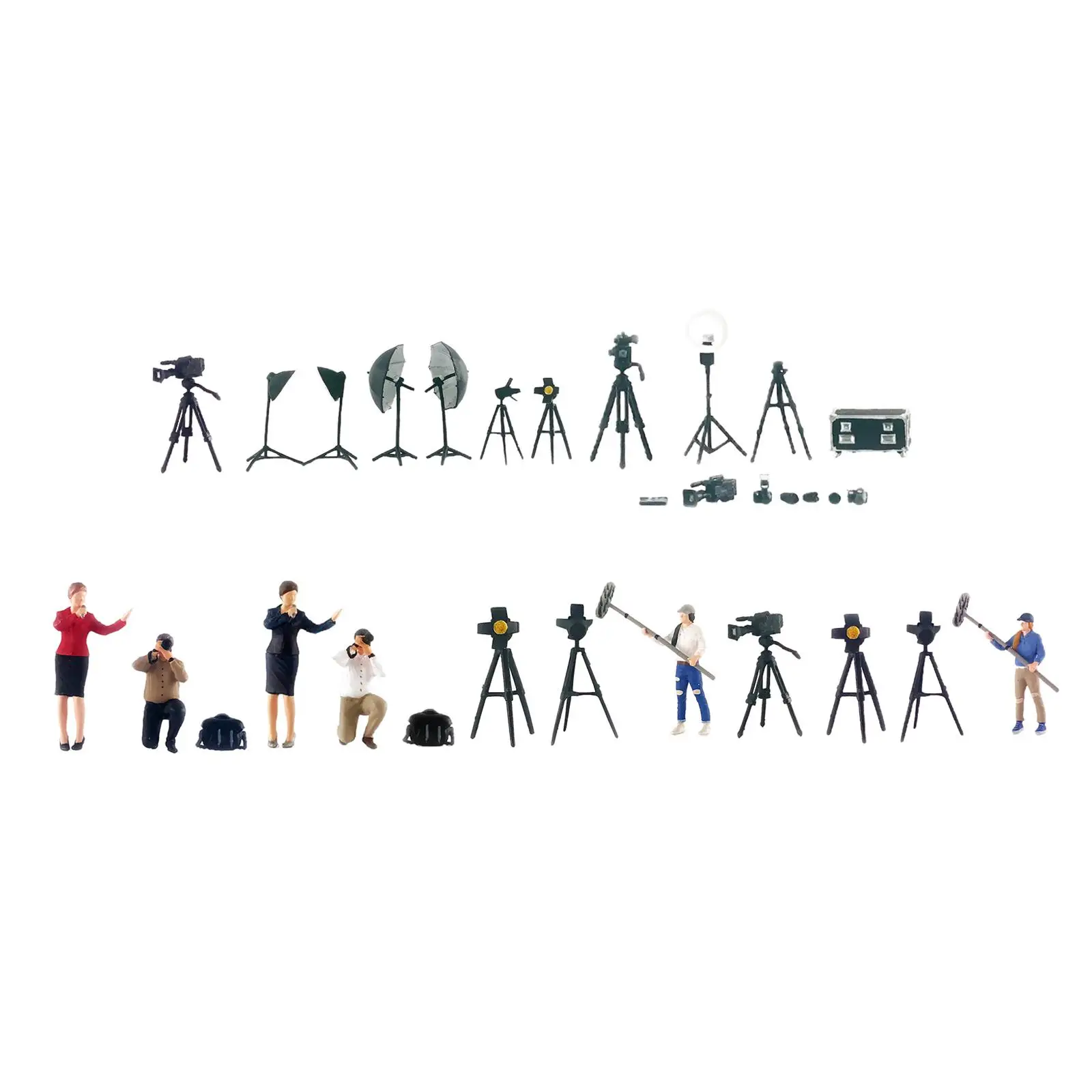 1/64 Figures Interview Photography Scene Movie Character for Building Kit Micro Landscape Diorama Scenery Architecture Model
1/64 Figures Interview Photography Scene Movie Character for Building Kit Micro Landscape Diorama Scenery Architecture Model