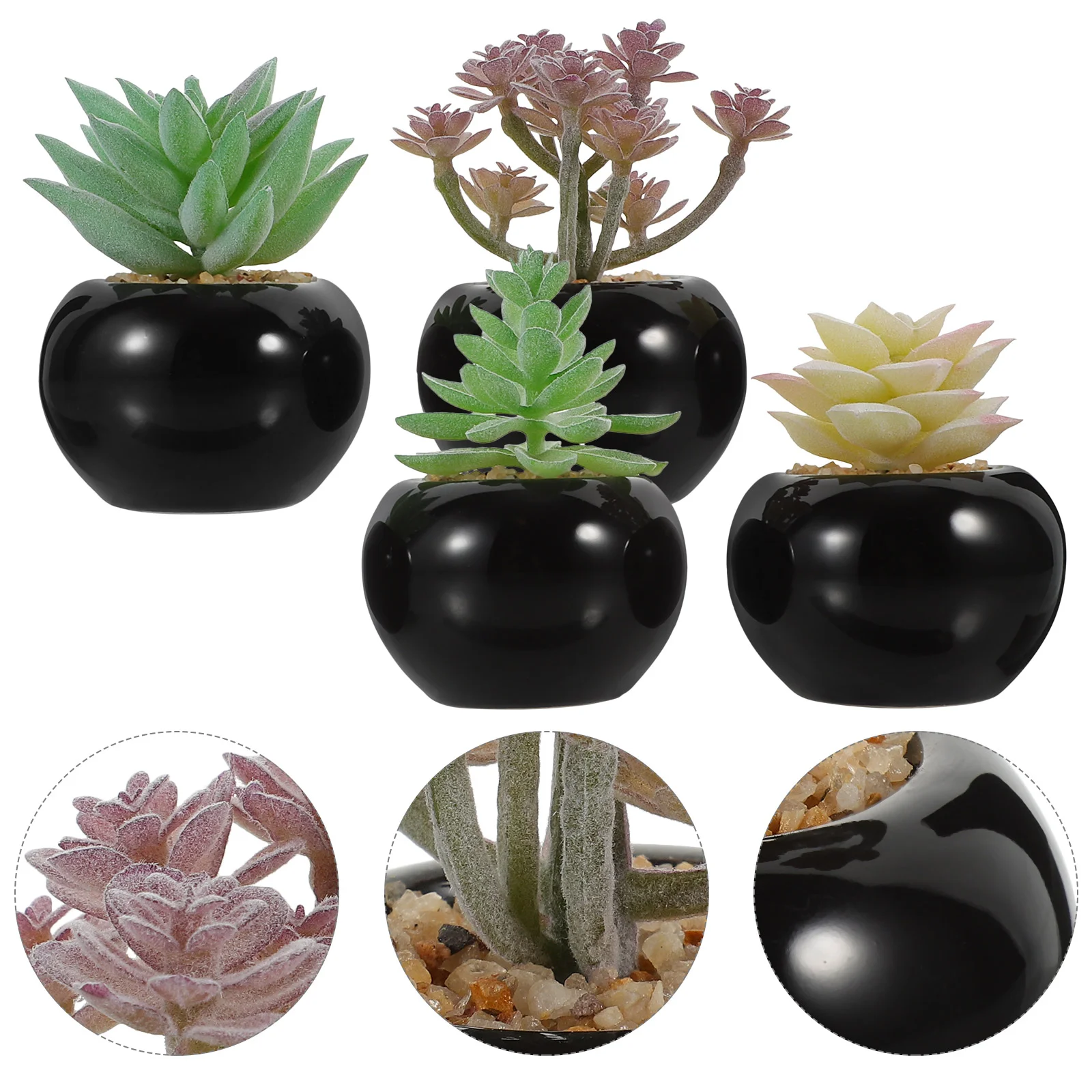 4 Pcs Simulated Bonsai Artificial Succulents Mini Plants Cumpleaños Para Faux Home Potted Fake
4 Pcs Simulated Bonsai Artificial Succulents Mini Plants Cumpleaños Para Faux Home Potted Fake
