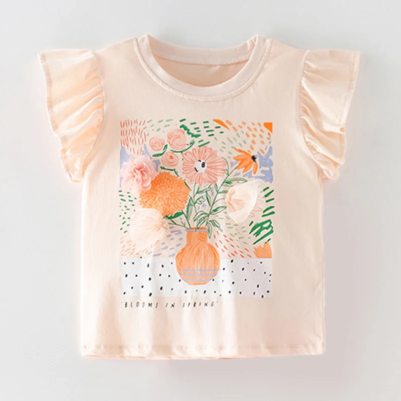 Quality 100% Cotton Children Clothing Summer Short Sleeve Infant Kids Bebe Girls t-shirt Casual Tee Shirt 1-7Y Baby Girl Clothes
Quality 100% Cotton Children Clothing Summer Short Sleeve Infant Kids Bebe Girls t-shirt Casual Tee Shirt 1-7Y Baby Girl Clothes
