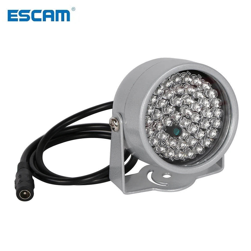 ESCAM CCTV СВЕТОДИОДНАЯ Инфракрасная подсветка 48 шт. ИК светодиоды ночного видения IP66