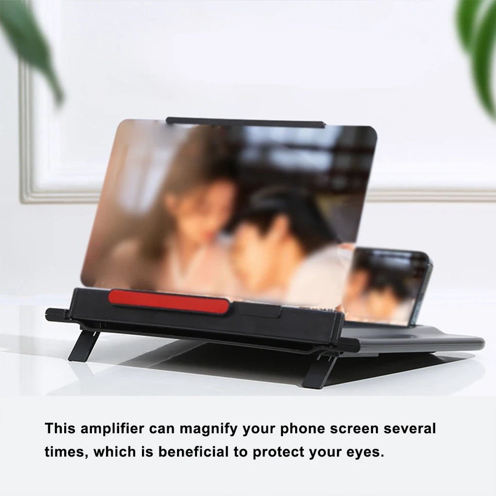 Phone Screen Magnifier Foldable Portable Mobile Screen Enlarger 12 Inches Plastic Video Amplifier, Black
Phone Screen Magnifier Foldable Portable Mobile Screen Enlarger 12 Inches Plastic Video Amplifier, Black