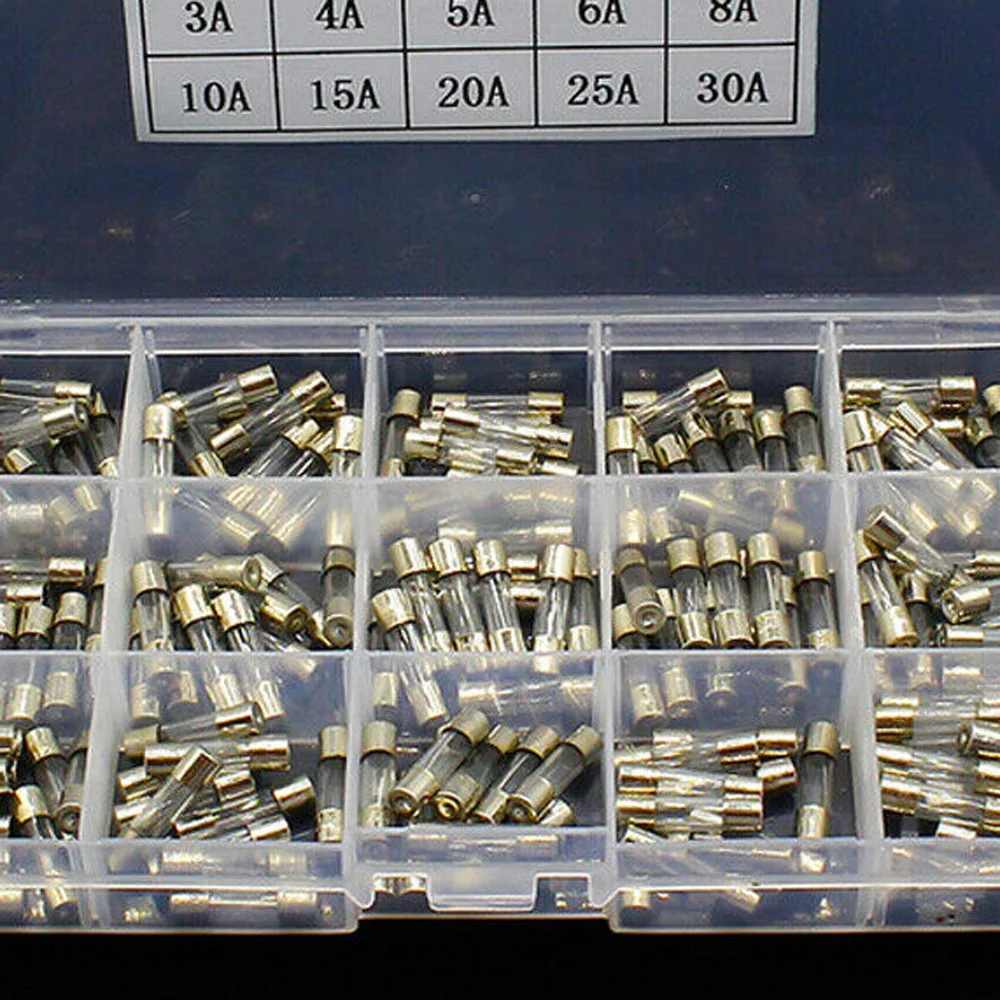 150pcs Glass Tube Fuses 250V 5x20mm Assorted Equipment Kit Quick Blow Supplies Tool With Plastic Box Industrial
150pcs Glass Tube Fuses 250V 5x20mm Assorted Equipment Kit Quick Blow Supplies Tool With Plastic Box Industrial