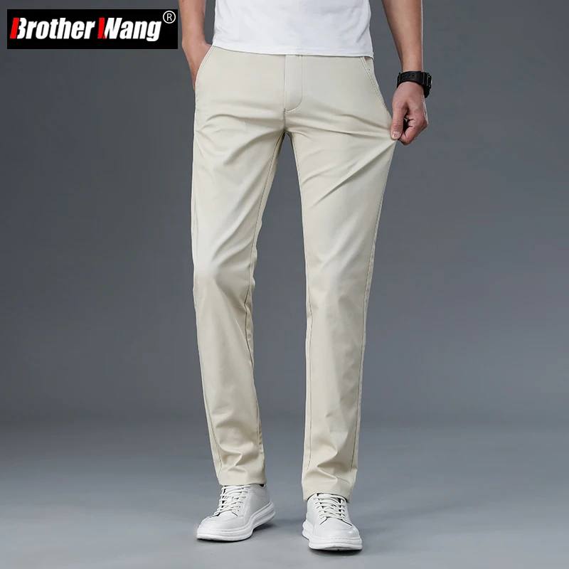 2022 Spring and Summer New Men's Thin Beige Casual Pants Business Fashion Cotton Stretch Trousers Male Brand Clothes
2022 Spring and Summer New Men's Thin Beige Casual Pants Business Fashion Cotton Stretch Trousers Male Brand Clothes
