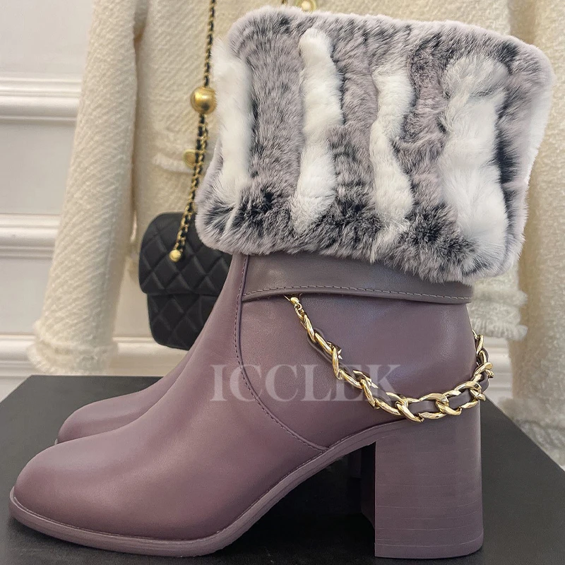 2023 New Ladies Short Boots Autumn Unique Metal Chain Decor Banquet Ankle Boots Elegant Appear Whitening Female High Heels
2023 New Ladies Short Boots Autumn Unique Metal Chain Decor Banquet Ankle Boots Elegant Appear Whitening Female High Heels
