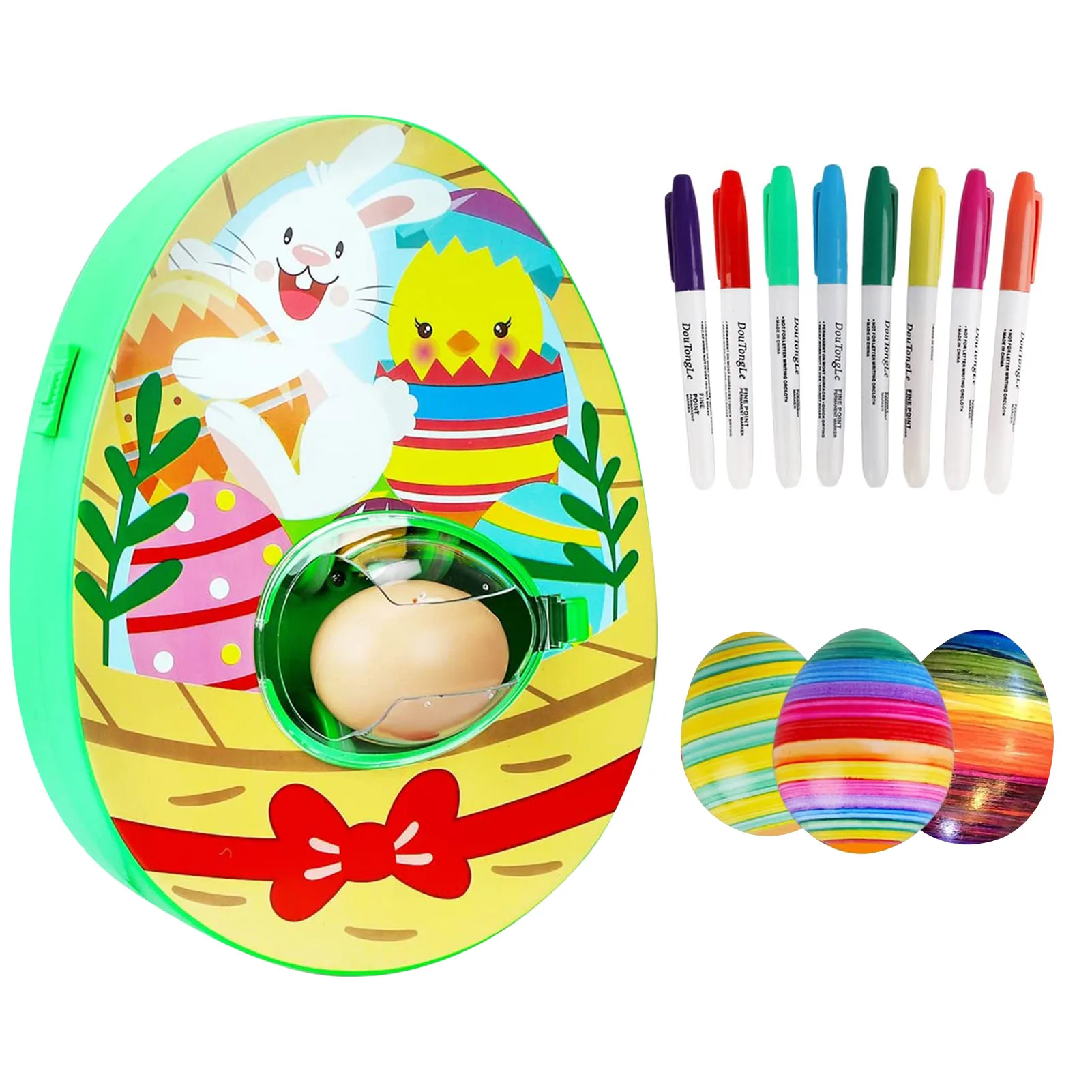 Easter Egg Decorations Kits Egg Coloring Spinner Painting DIY Machine 8 Markers 3 EggsEaster Party Toy Gift For Kids Toddler
Easter Egg Decorations Kits Egg Coloring Spinner Painting DIY Machine 8 Markers 3 EggsEaster Party Toy Gift For Kids Toddler