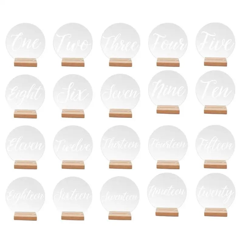 Acrylic Table Numbers For Wedding Reception 10-pieces Wedding Table Numbers With Wooden Holder Table Centerpieces Number Signs
Acrylic Table Numbers For Wedding Reception 10-pieces Wedding Table Numbers With Wooden Holder Table Centerpieces Number Signs
