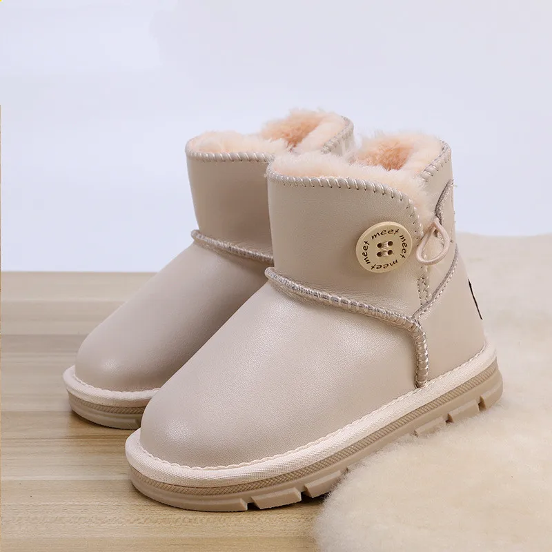 Girls Waterproof Leather Snow Boots Students Winter Plus Velvet Cotton Shoes Soft Bottom Non-Slip Ankle Boots Thickened Zapatos
Girls Waterproof Leather Snow Boots Students Winter Plus Velvet Cotton Shoes Soft Bottom Non-Slip Ankle Boots Thickened Zapatos