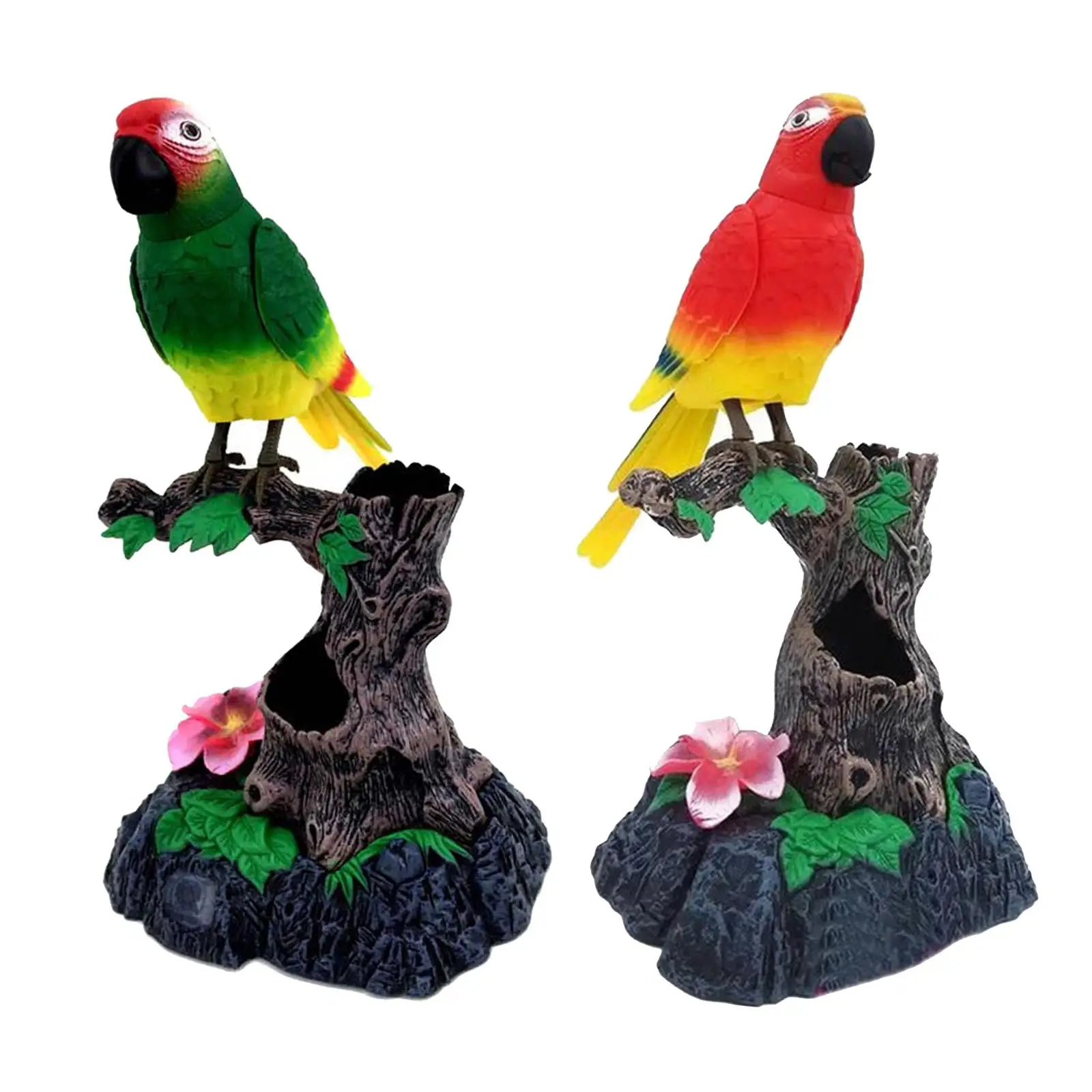 Electric Simulation Voice Control Parrot Toy Musical Magpie Talking Electronic Pet Bird Model Decoration Toy Gift for Children
Electric Simulation Voice Control Parrot Toy Musical Magpie Talking Electronic Pet Bird Model Decoration Toy Gift for Children
