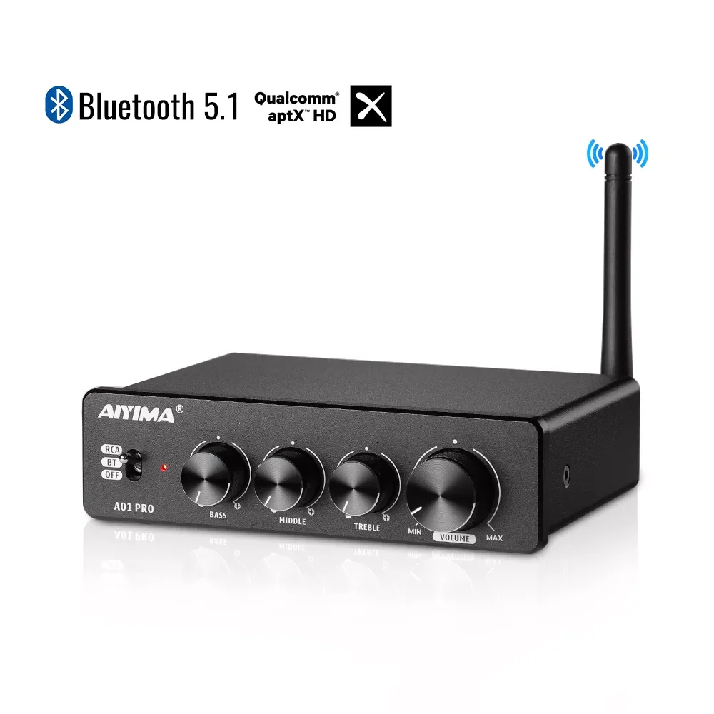 NEW2023 A01 PRO Bluetooth TPA3116 Power Amplifier Audio 2.0 Channel Stereo Amp RCA 100Wx2 Adjustable Bass Midrange And Treble
NEW2023 A01 PRO Bluetooth TPA3116 Power Amplifier Audio 2.0 Channel Stereo Amp RCA 100Wx2 Adjustable Bass Midrange And Treble