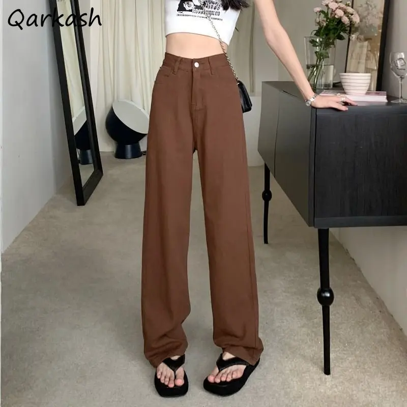 Кофейные женские джинсы в американском стиле ретро повседневные с высокой талией дизайнерская модная прямая уличная одежда универсальные весенние шикарные офисные женские Ins BF
Кофейные женские джинсы в американском стиле ретро повседневные с высокой талией дизайнерская модная прямая уличная одежда универсальные весенние шикарные офисные женские Ins BF