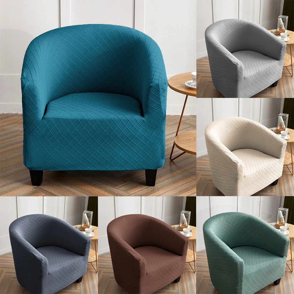 10 Solid Colors Jacquard Club Chair Cover Small Sofa Skins Protector Single Seat Arm Chair Slipcovers for Cafe Restaurant Chair
10 Solid Colors Jacquard Club Chair Cover Small Sofa Skins Protector Single Seat Arm Chair Slipcovers for Cafe Restaurant Chair