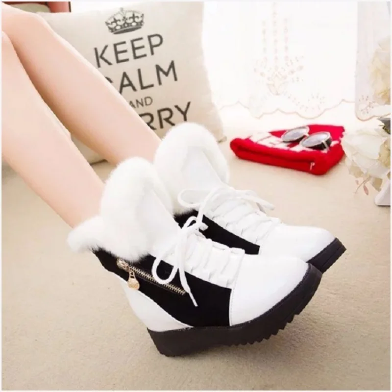 Winter Women Warm Sneakers Platform Snow Boots 2022 Ankle Boots Female Causal Shoes Ankle Boots for Women Zipper Ladies Boots
Winter Women Warm Sneakers Platform Snow Boots 2022 Ankle Boots Female Causal Shoes Ankle Boots for Women Zipper Ladies Boots