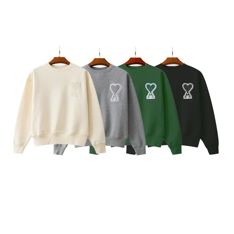 2022 New Spring/Autumn Men's Hoodies Warm High Quality Weat Shirts Creative Fashion Jumper Ami Crewneck Sweatshirt
2022 New Spring/Autumn Men's Hoodies Warm High Quality Weat Shirts Creative Fashion Jumper Ami Crewneck Sweatshirt