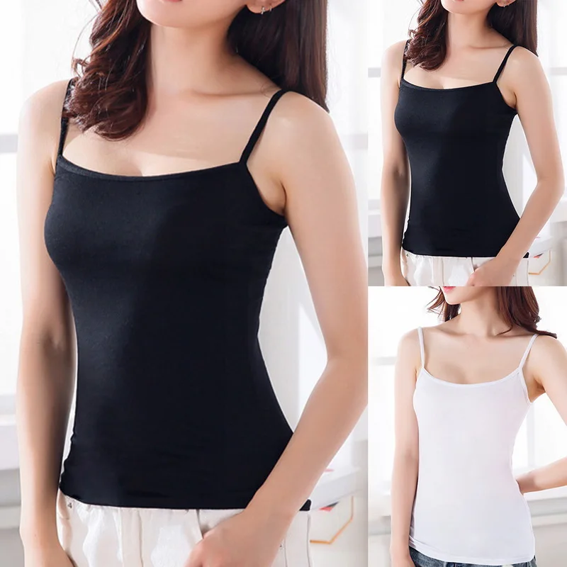 Summer Sexy Tanks And Camisoles Crop Top Women Sleeveless T-Shirt Slim Lady Bralette Strap Camis Skinny Vest
Summer Sexy Tanks And Camisoles Crop Top Women Sleeveless T-Shirt Slim Lady Bralette Strap Camis Skinny Vest