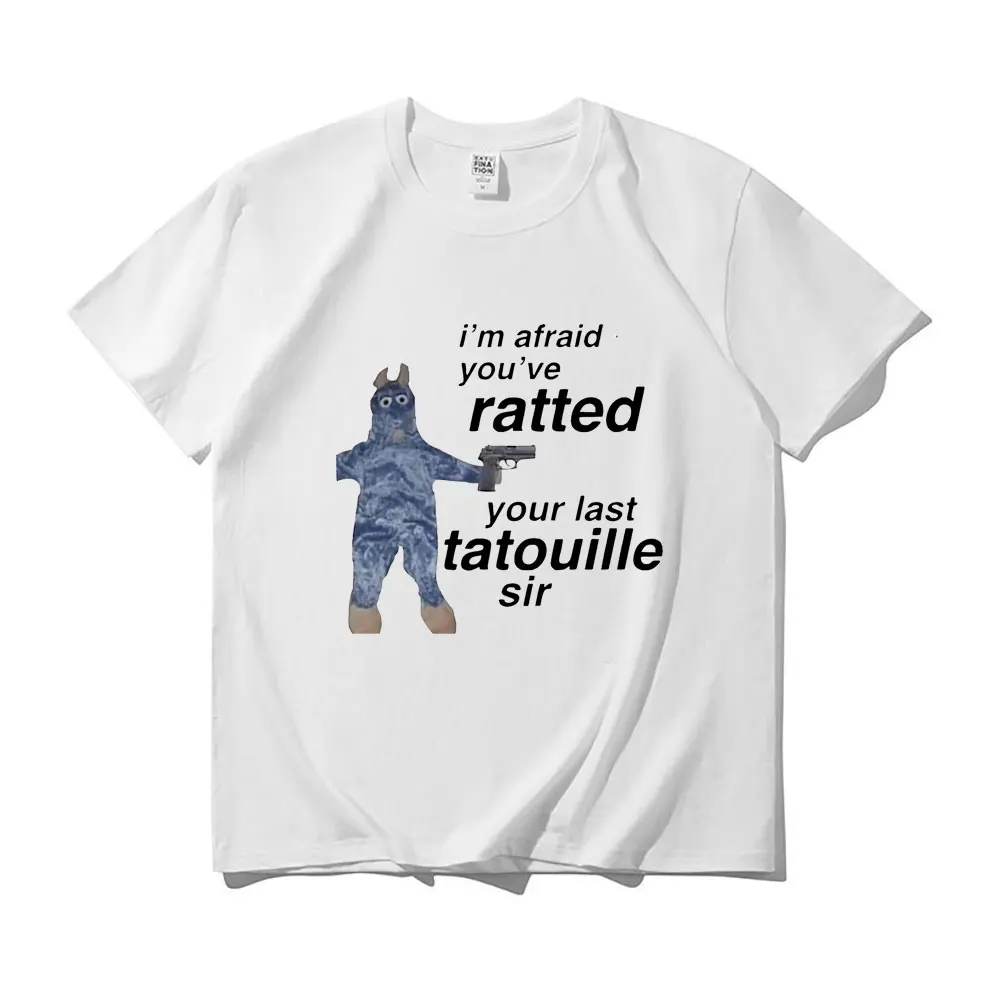 Ratatouille Graphic Print Tshirt Im Afeaid Youve Ratted Your Last Tatouille Sir T Shirt Funny Mouse Pattern T-shirts Unisex Tees
Ratatouille Graphic Print Tshirt Im Afeaid Youve Ratted Your Last Tatouille Sir T Shirt Funny Mouse Pattern T-shirts Unisex Tees
